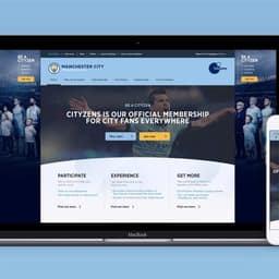 Global Membership Website For Manchester City cover image