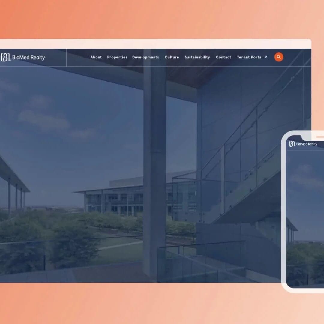 Website Redesign For A Life Sciences Real Estate Company