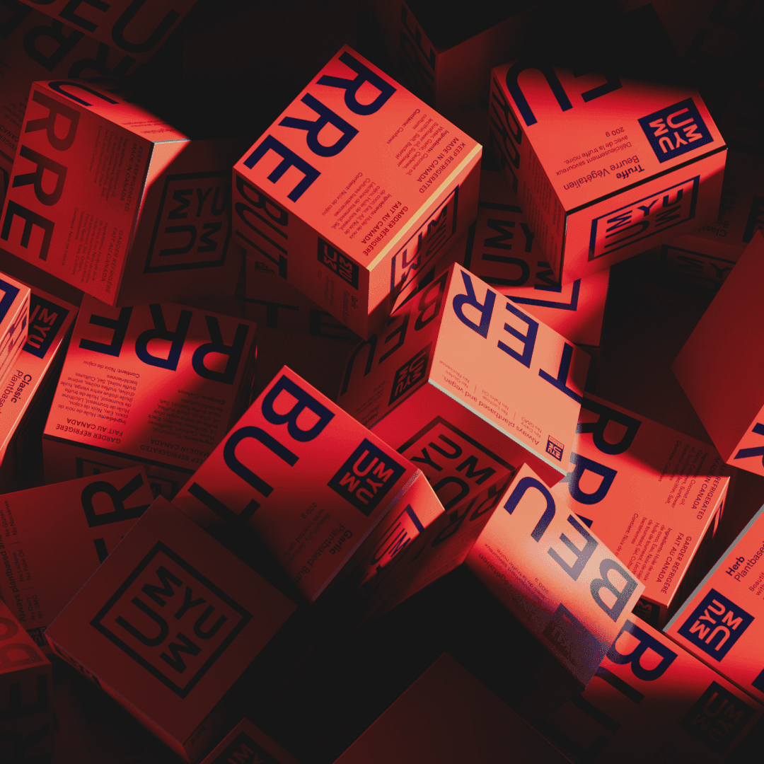 Packaging Design For Umyum Plant-based Butter